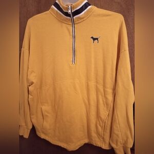 *PINK Victoria's Secret Half Zip Pullover With Cowl